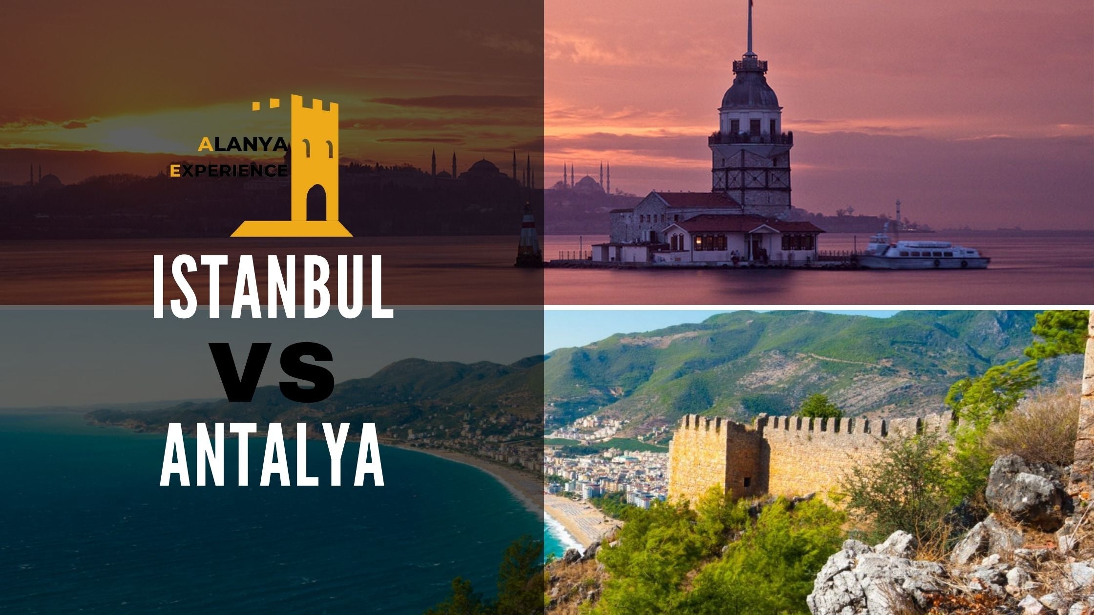 Istanbul Vs Antalya : Quelle est la meilleure destination ? Émigration - Vacance | Avantages / Inconvénients