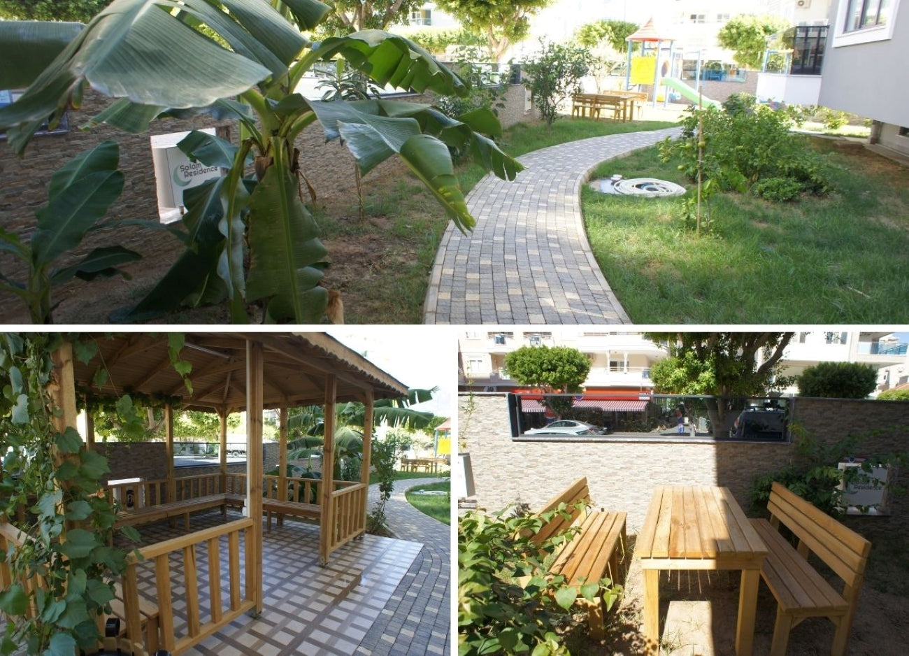 N°08 - Salam Résidence -  T2 pour 4 personnes - Vue Jardin