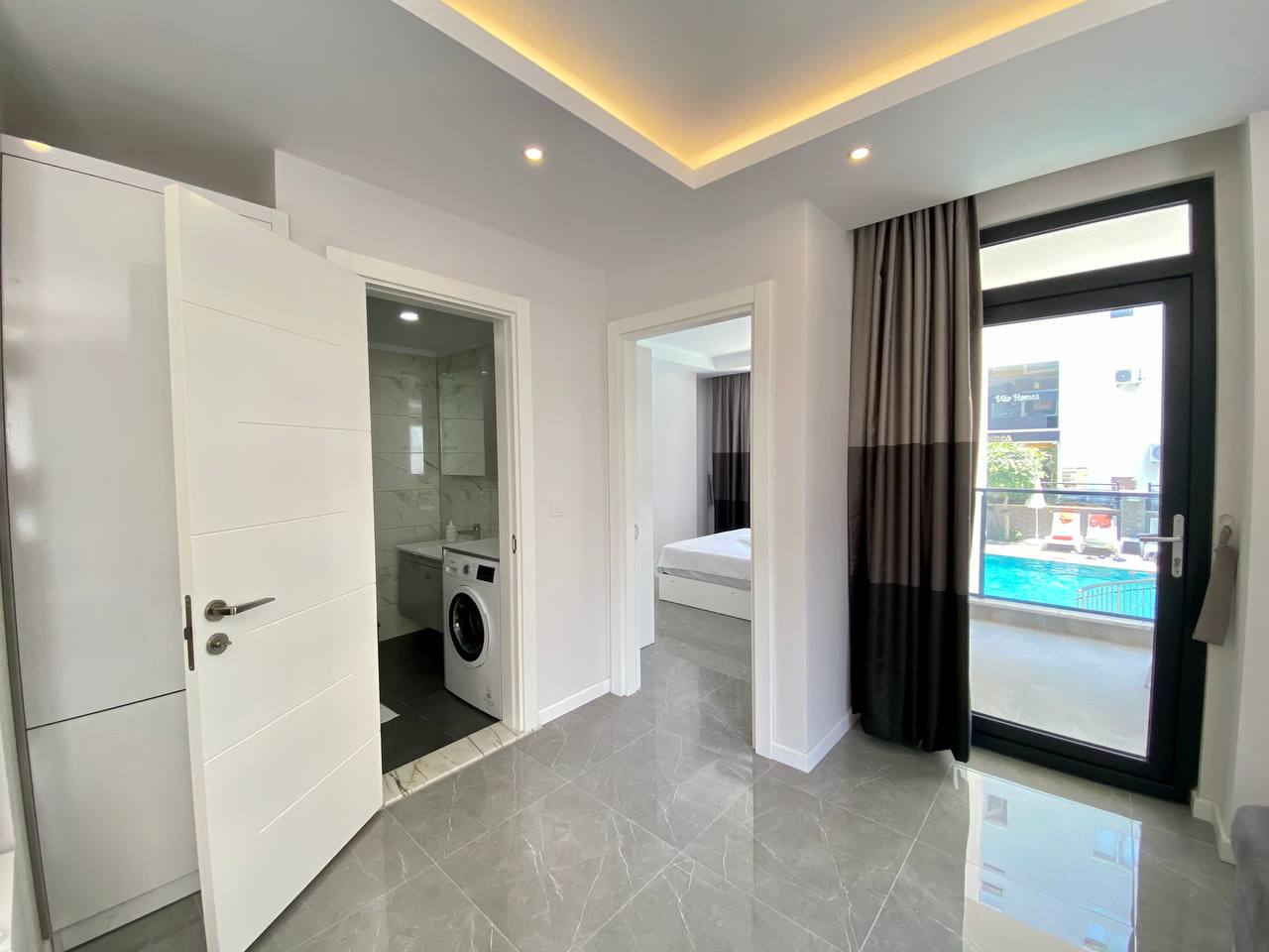 N°01 - Salam Résidence - Spacieux T2 pour 4 personnes - RDC Vue piscine | Décor design oriental