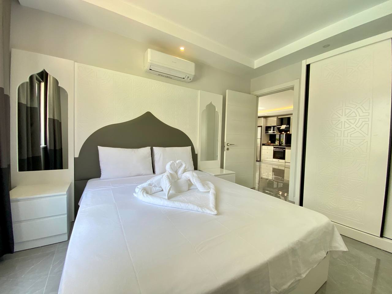 N°01 - Salam Résidence - Spacieux T2 pour 4 personnes - RDC Vue piscine | Décor design oriental